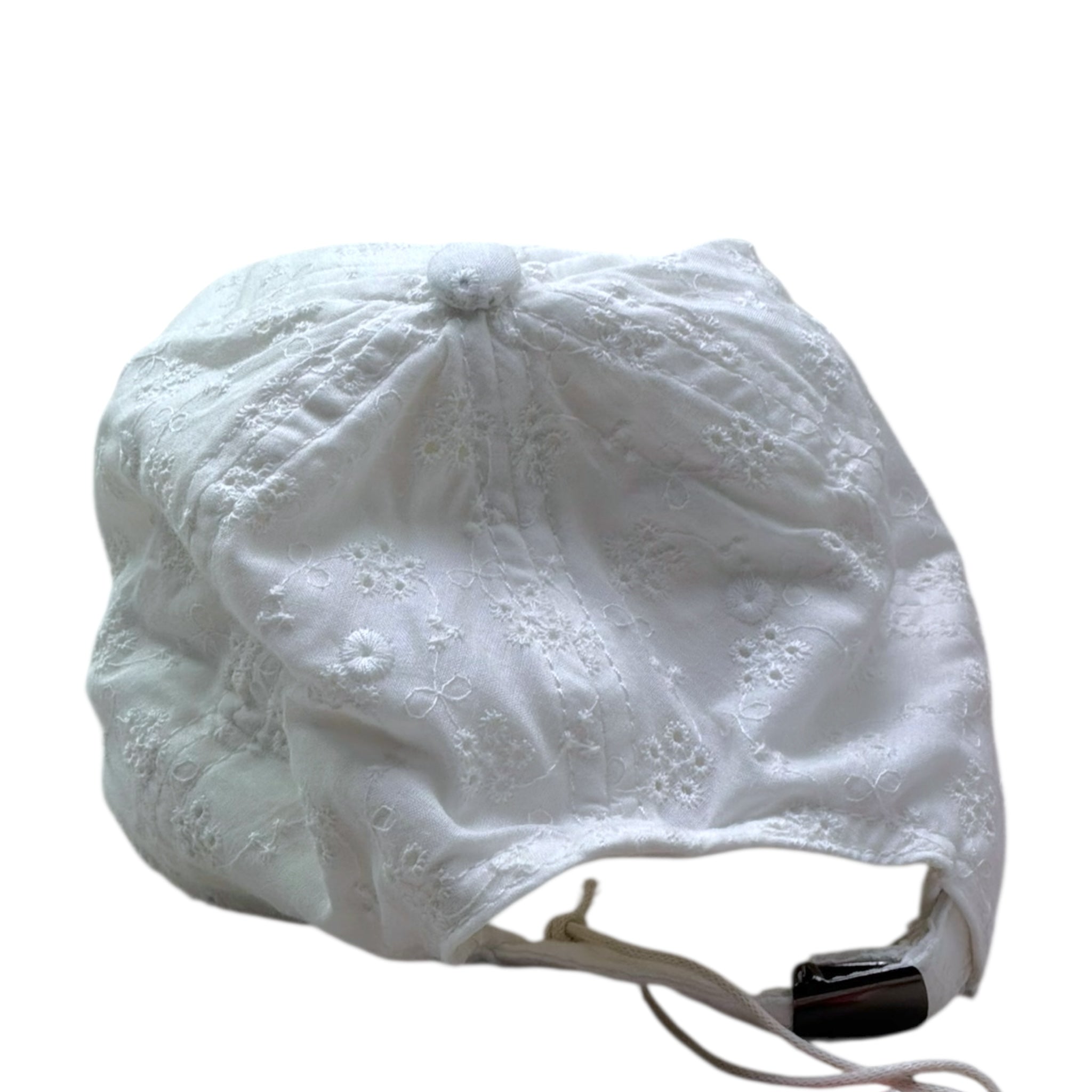 Saint Barth Cappello Modello Berretto Tinta Unita con Stampa per Bambina 00238L BIANCO SAINT BARTH 