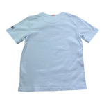 Saint Barth T-Shirt Girocollo Tinta Unita con Stampa per Bambino 00388L AZZURRO SAINT BARTH 