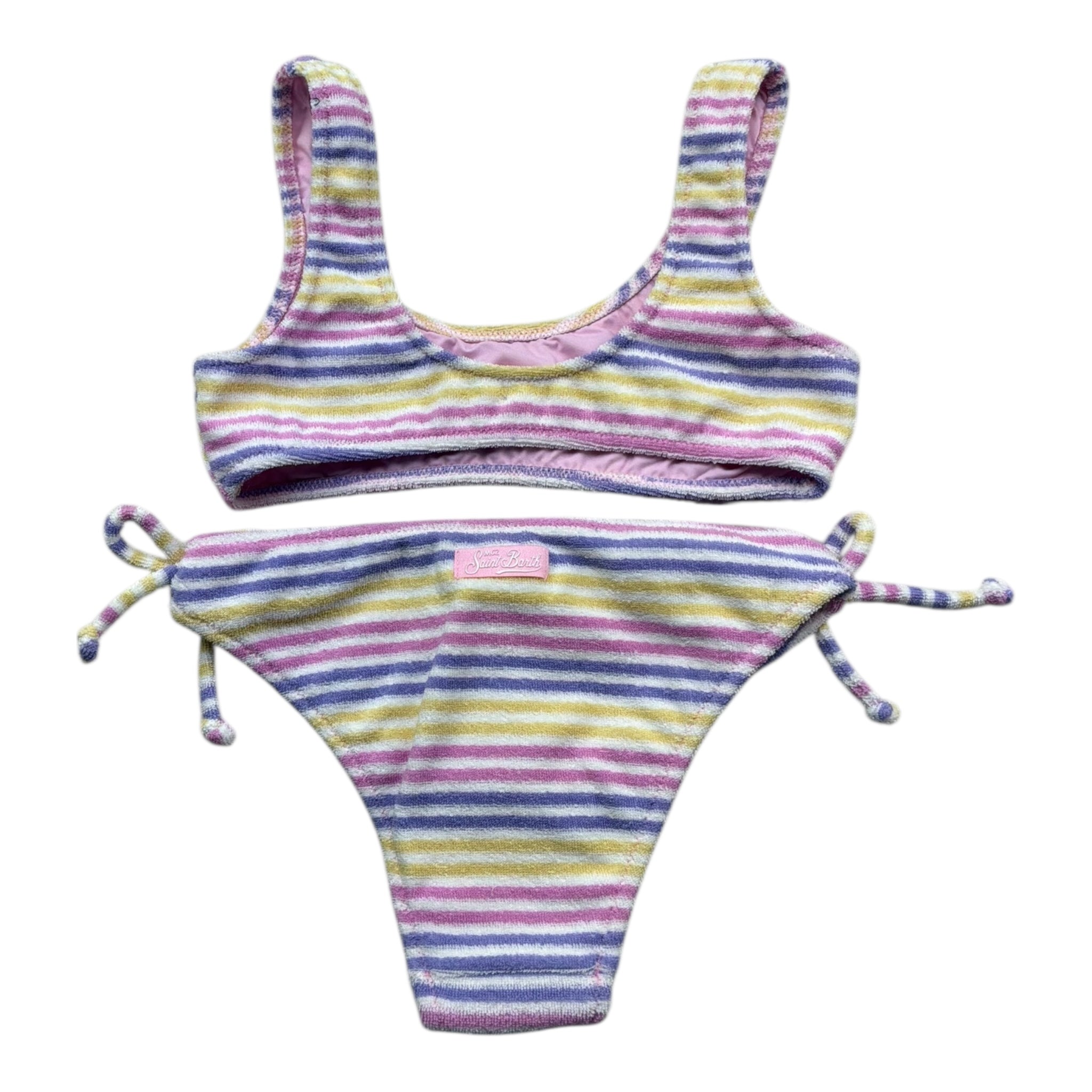 Saint Barth Costume 2 Pezzi Fascia-Slip  per Bambina 00944L BIANCO SAINT BARTH 