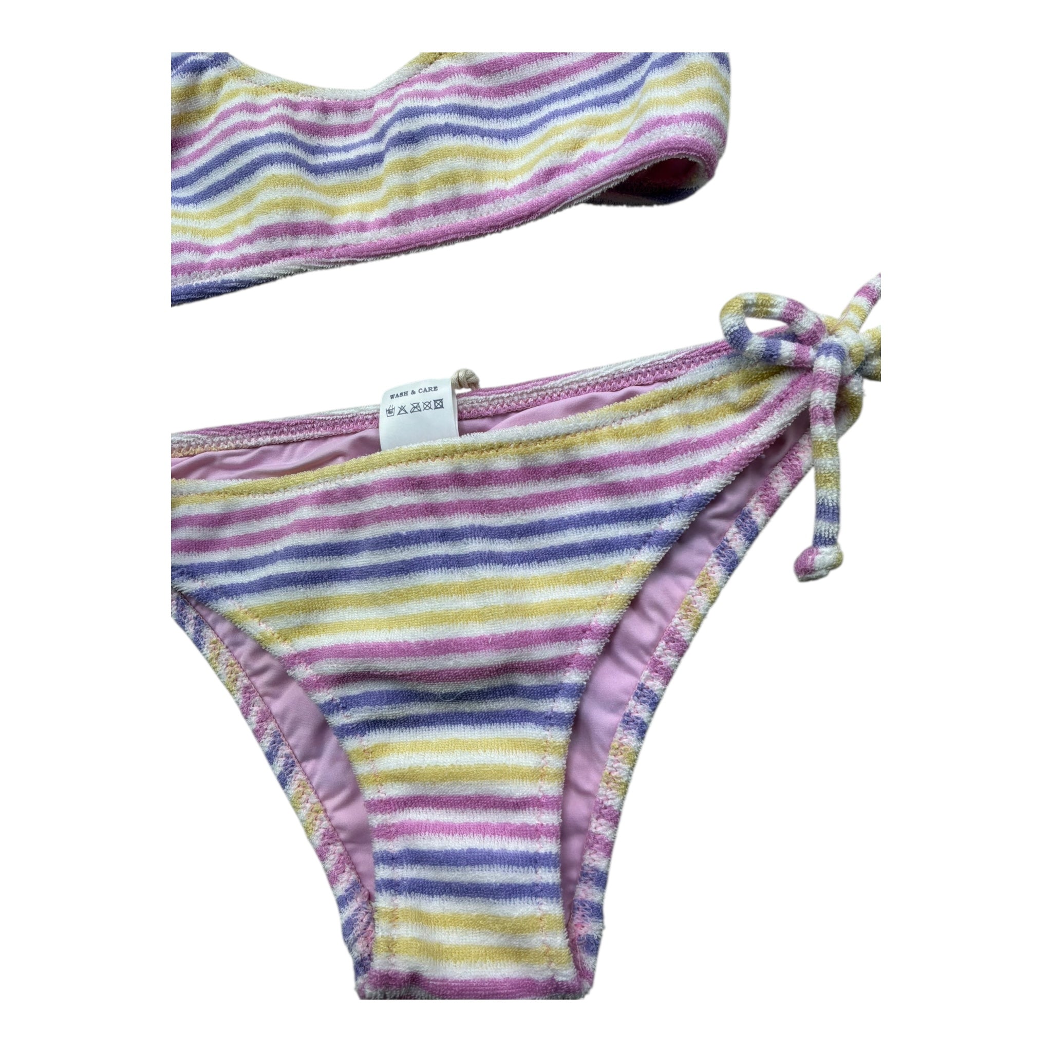 Saint Barth Costume 2 Pezzi Fascia-Slip  per Bambina 00944L BIANCO SAINT BARTH 