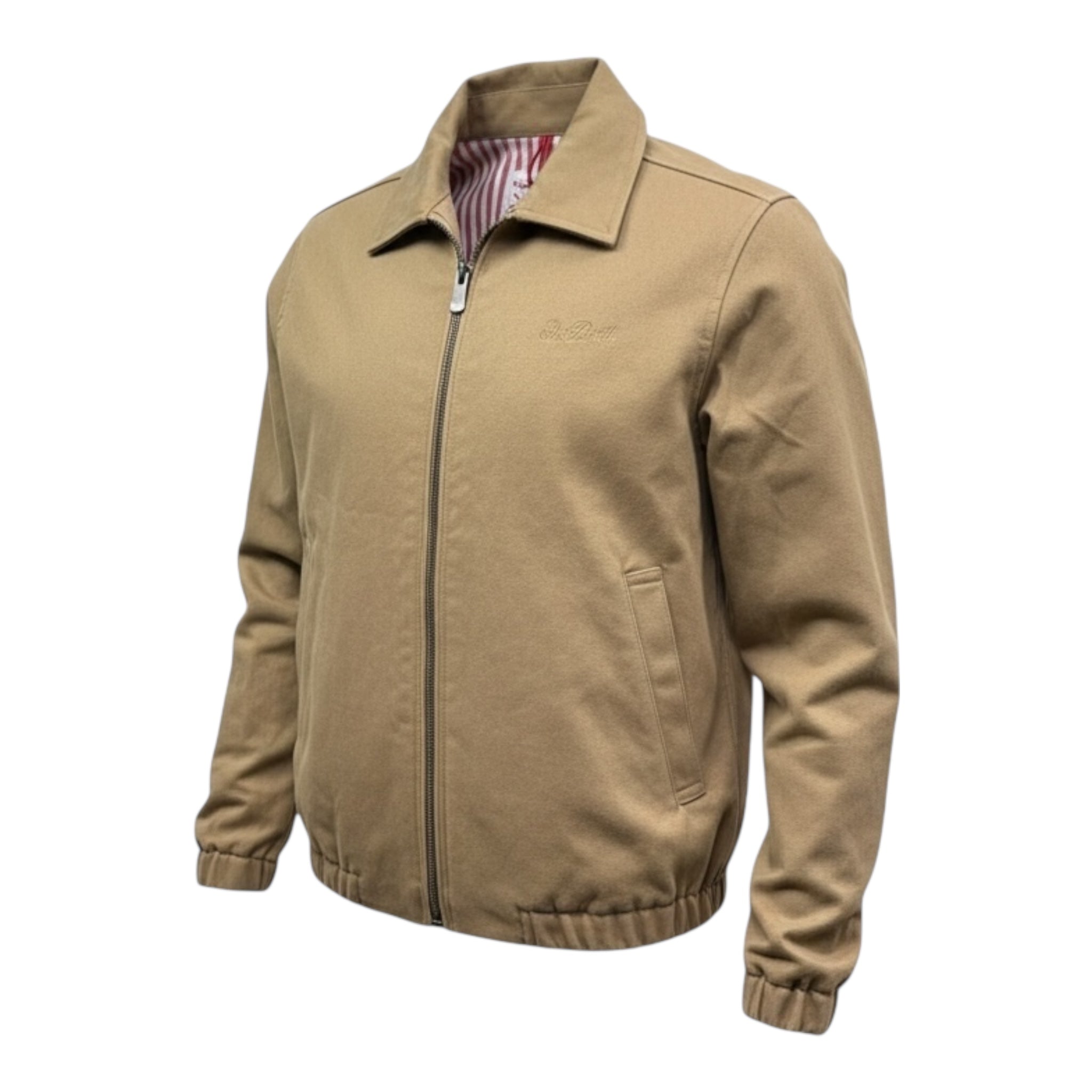 Saint Barth Giubbino Tinta Unita con Zip E Stampa per Bambino 01036L CAMMELLO SAINT BARTH 