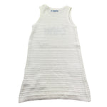 Saint Barth Abito Giromanica Tinta Unita con Ricami per Bambina AUDIE BIANCO SAINT BARTH 