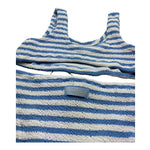 Saint Barth Costume 2 Pezzi Fascia-Mutandina per Bambina BAKERW BIANCO/AZZURRO SAINT BARTH 