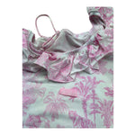 Saint Barth Costume Intero Monospalla Tinta Unita per Bambina CARIN1 BIANCO SAINT BARTH 