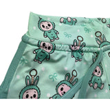 Saint Barth Short Tinta Unita con Stampe per Bambina COCO VERDE SAINT BARTH 