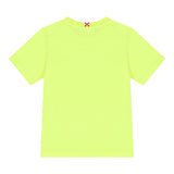 Saint Barth T-Shirt Girocollo Tinta Unita con Logo per Bambino DOVERLJR GIALLO FLUO SAINT BARTH 
