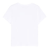 Saint Barth T-Shirt Girocollo Tinta Unita con Stampa per Neonata ELLY001XX BIANCO SAINT BARTH 