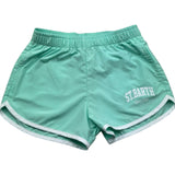 Saint Barth Short Tinta Unita con Wlastico In Vita per Bambina FRANCE VERDE SAINT BARTH 