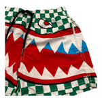Saint Barth Costume Stampa Fantasia per Bambino HAITI BIANCO/VERDE SAINT BARTH 