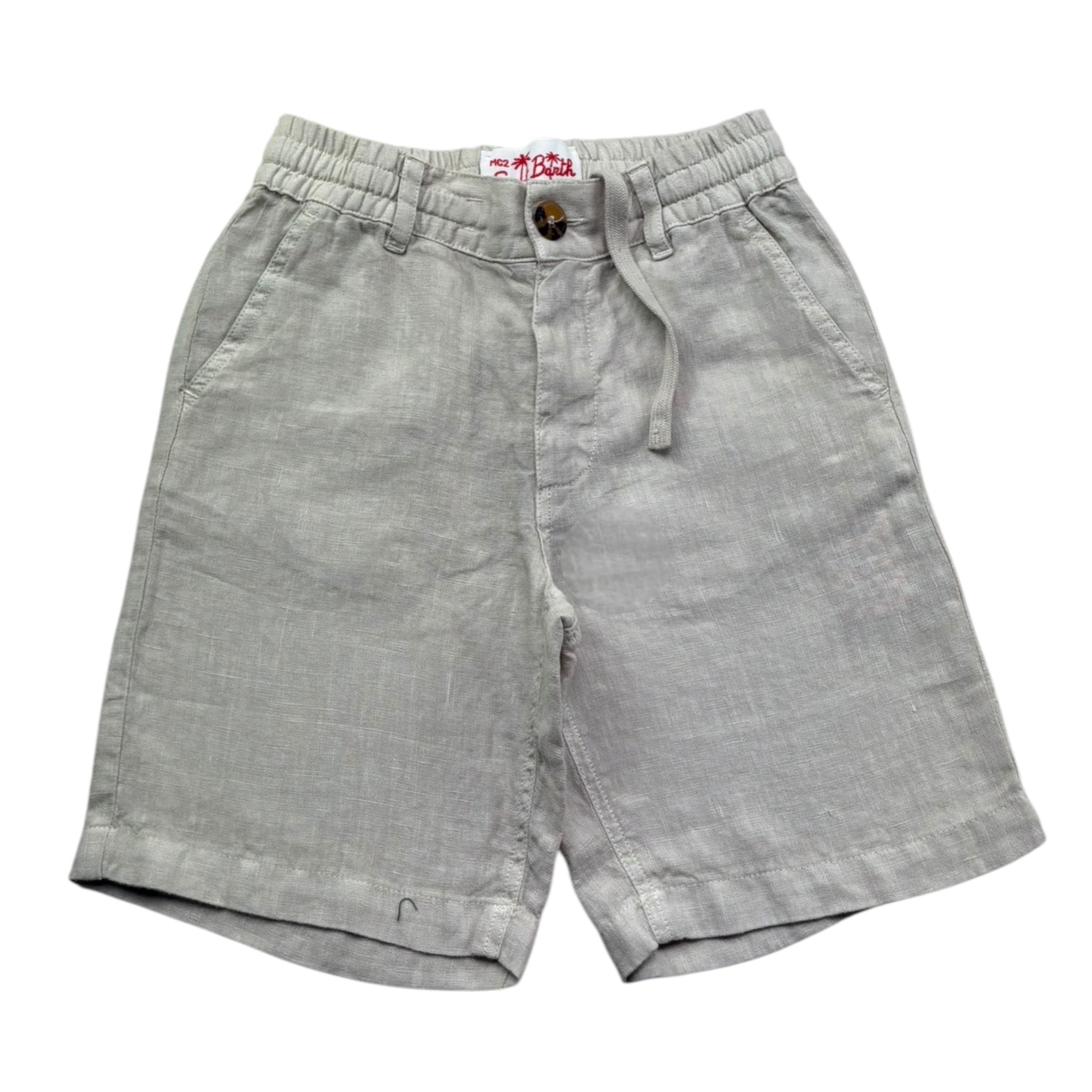 Saint Barth Bermuda Tinta Unita con Elastico In Vita per Bambino ISC0002 SABBIA SAINT BARTH 