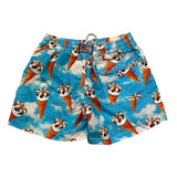Saint Barth Costume Tinta Unita con Cornetti Algida per Bambino JEA000102291 AZZURRO SAINT BARTH 
