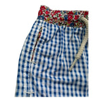short fantasia a righe bicolore JOELL BIANCO/BLU SAINT BARTH 