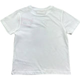 Saint Barth T-Shirt Girocollo Tinta Unita con Stampa per Bambina LEOPERD BIANCO SAINT BARTH 