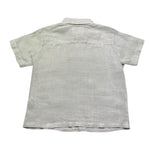 Saint Barth Camicia Tinta Unita con Logo per Neonato LINENNNN BEIGE SAINT BARTH 