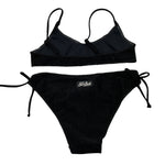 Saint Barth Costume 2 Pezzi Fascia-Mutandina per Bambina LUREX NERO SAINT BARTH 