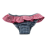 Saint Barth Mutandina Fantasia Quadretti per Bambina MELL001 BLU SAINT BARTH 