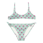 Saint Barth Costume 2 Pezzi Triangolo-Mutandina per Bambina PALO0020 VERDE SAINT BARTH 