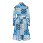Saint Barth Abito Manica Lunga Stampa Fantasia per Bambina PIH0001 BLU SAINT BARTH 