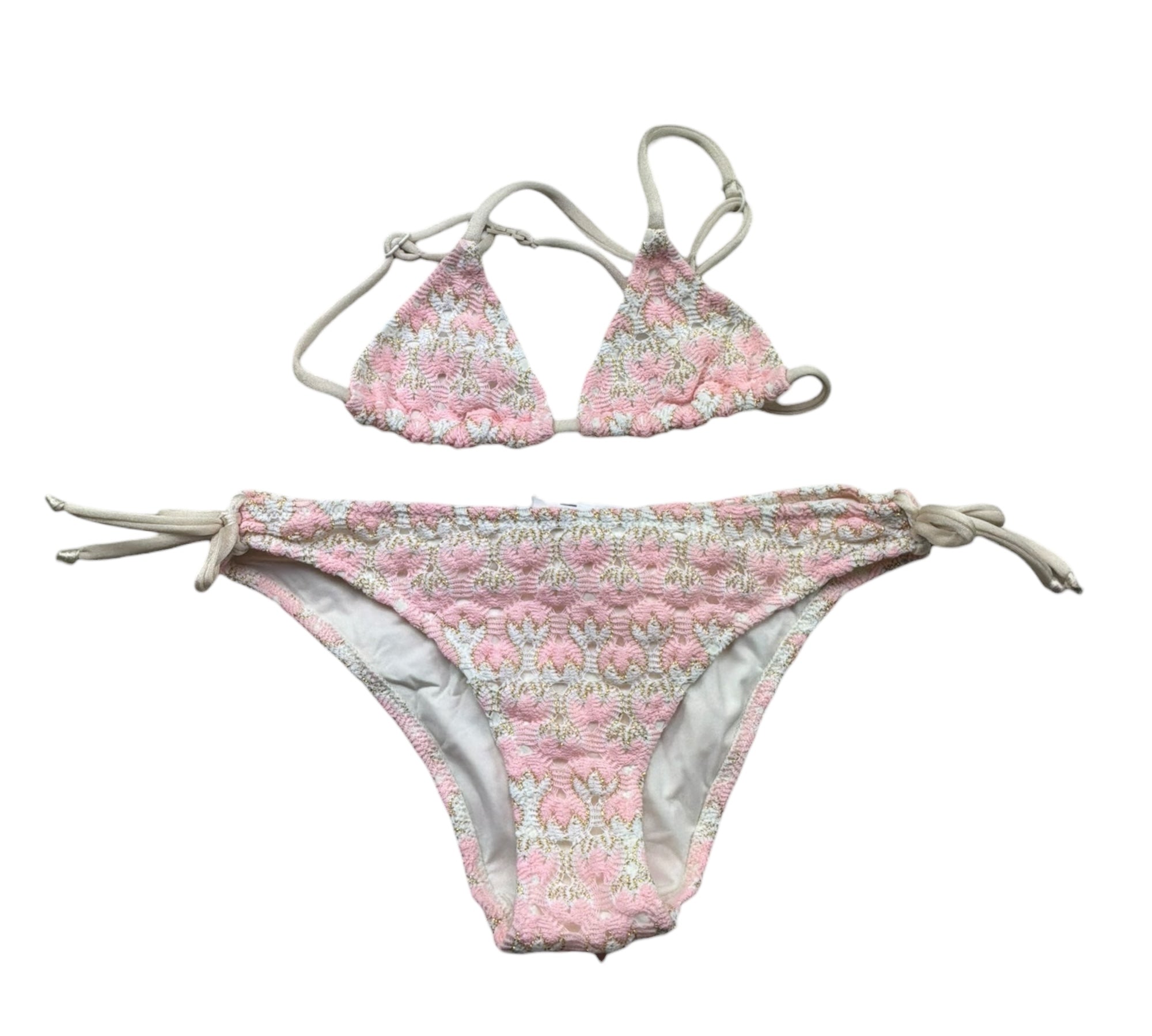 Saint Barth Costume 2 Pezzi Triangolo-Mutandina per Bambina RACHEL ROSA SAINT BARTH 