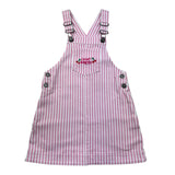 Saint Barth Salopette Fantasia A Irghe per Bambina TECLA BIANCO/ROSA SAINT BARTH 