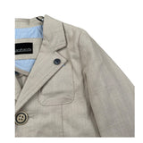 Sarabanda Giacca Tinta Unita con Bottoni per Neonato 02160 BEIGE SARABANDA 