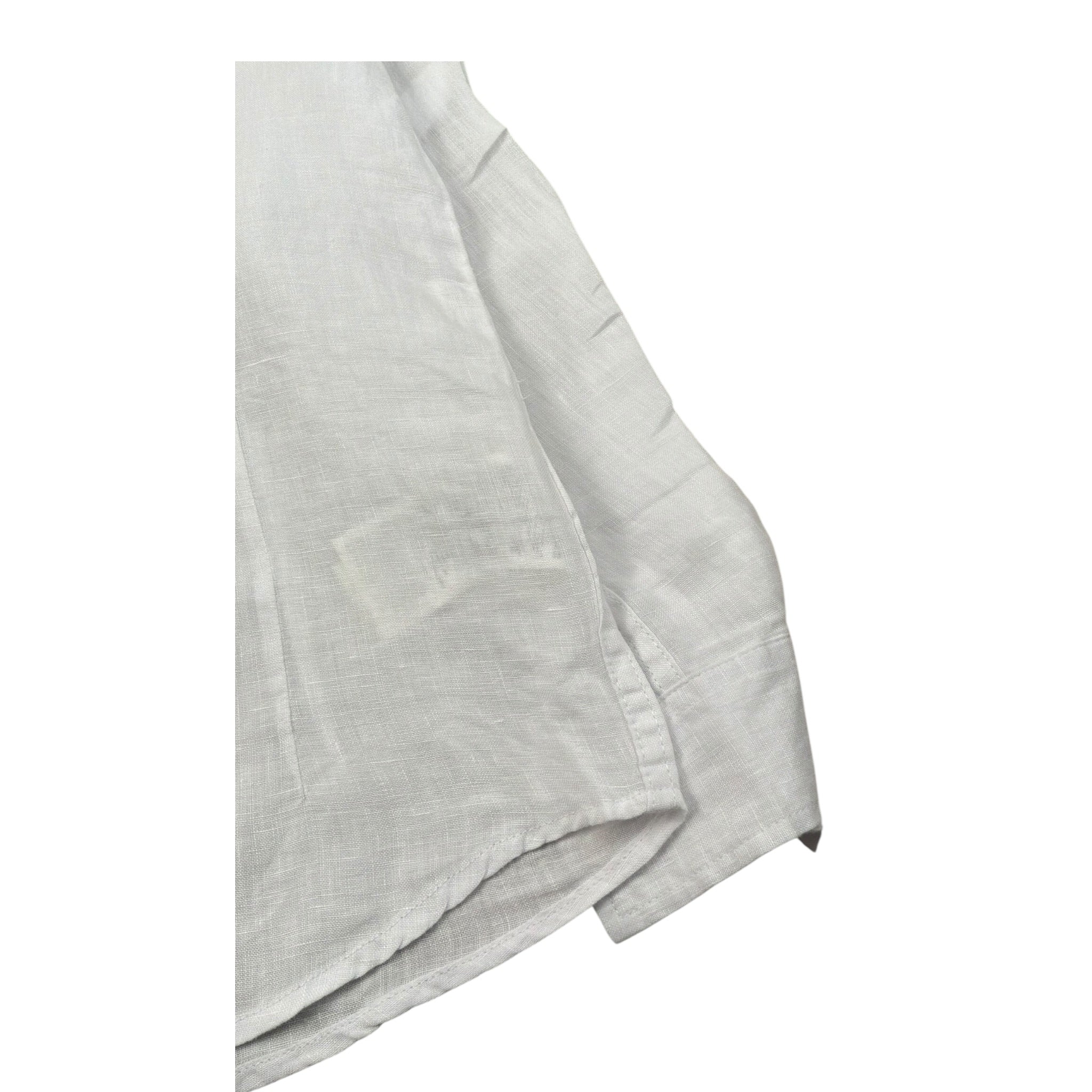 Sarabanda Camicia Manica Lunga Tinta Unita Collo Coreano per Bambino 06313 BIANCO SARABANDA 