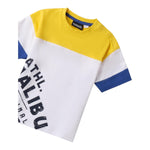Sarabanda T-Shirt Tinta Unita con Stampa per Neonato 0B115 BIANCO SARABANDA 