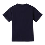 Sarabanda T-Shirt Tinta Unita con Stampa per Neonato 0B138 BLU SARABANDA 