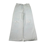 Sarabanda Jeans Tinta Unita con Girovita Regolabile per Bambina 0B539 AZZURRO SARABANDA 