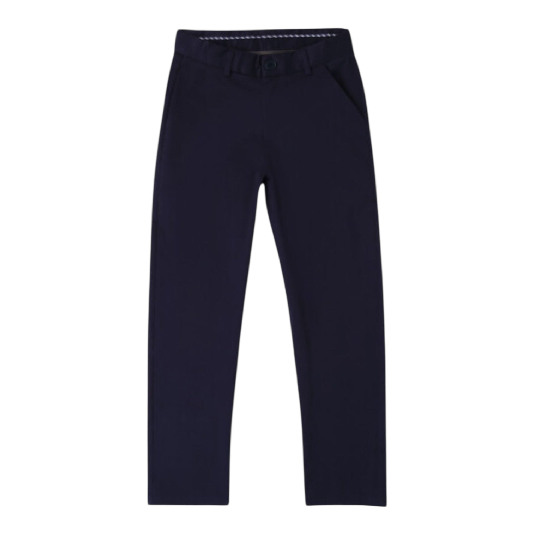Sarabanda Pantalone Tinta Unita con Girovita Regolabile per Bambino 0B660 BLU SARABANDA 
