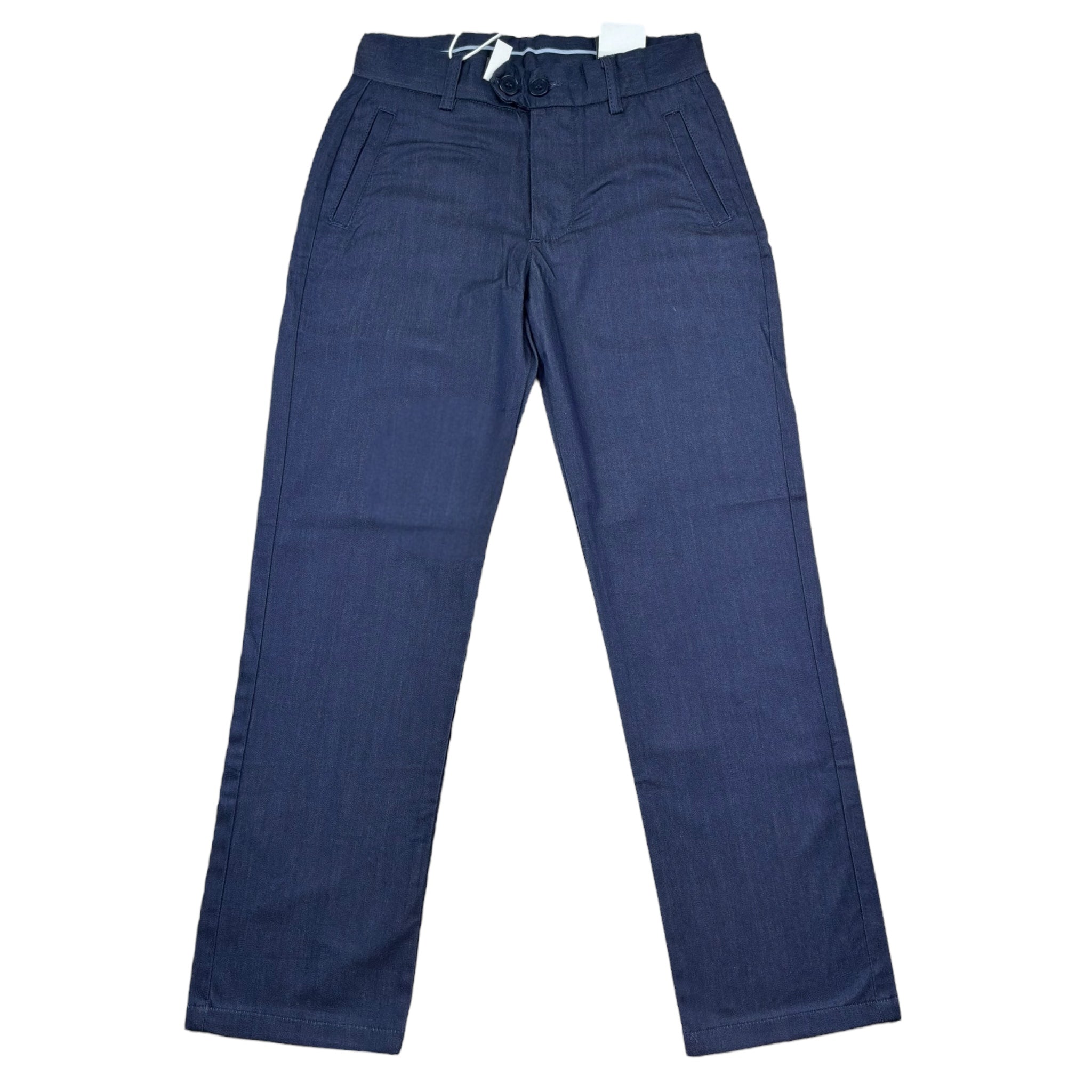 Sarabanda Pantalone Tinta Unita con Girovita Regolabile per Bambino 0B662 BLU SARABANDA 