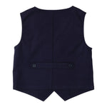 Sarabanda Gilet Tinta Unita con Bottoni per Neonato 0B670N BLU SARABANDA 