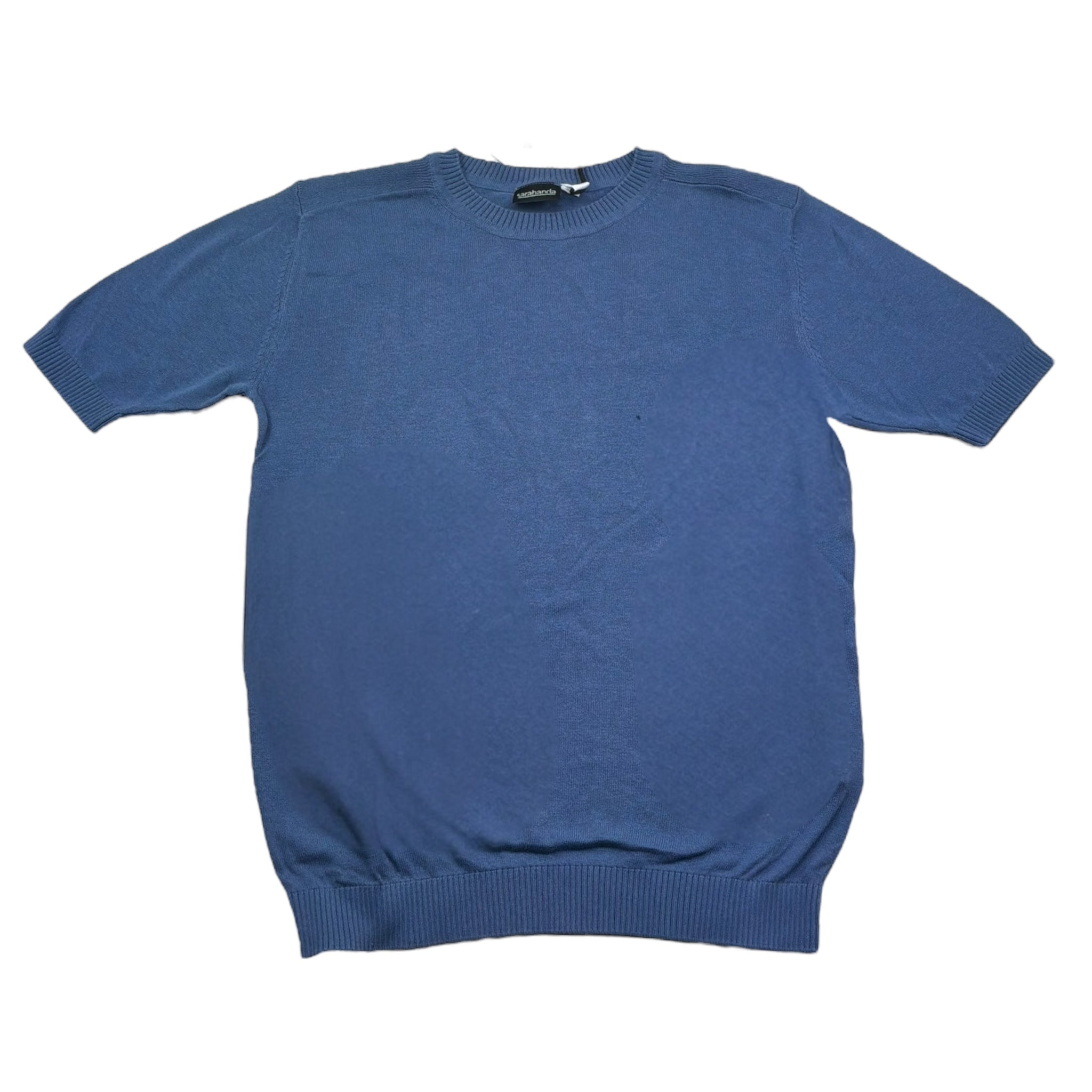 Sarabanda T-Shirt Girocollo Tinta Unita per Bambino 0B720 BLU SARABANDA 