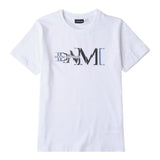 Sarabanda T-Shirt Girocollo Tinta Unita con Stampa per Bambino 0B735 BIANCO SARABANDA 