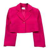 Sarabanda Giacca Tinta Unita Modello Crop per Bambina 8368 FUXIA SARABANDA 