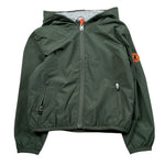 Save The Duck Giubbino Tinta Unita con Zip E Cappuccio per Neonato J30036X VERDE SAVE THE DUCK 