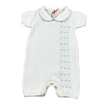 Scaldacuore Pagliaccetto Tinta Unita In Maglia per Neonata PS02PE24 BIANCO SCALDACUORE 