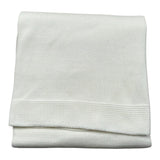Scaldacuore Coperta Tinta Unita con Ricami per Neonata PS16 BIANCO SCALDACUORE 