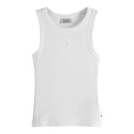 Scotch & Shrunk Canotta Tinta Unita A Costine per Bambino 179374 BIANCO SCOTCH & SHRUNK 