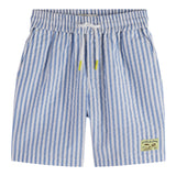 Scotch & Shrunk Bermuda Bicolore con Fantasia A Righe per Bambino 179434 BIANCO SCOTCH & SHRUNK 