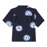 Scotch & Shrunk Camicia Mezza Manica Tinta Unita con Stampa per Bambino 179465 BLU SCOTCH & SHRUNK 