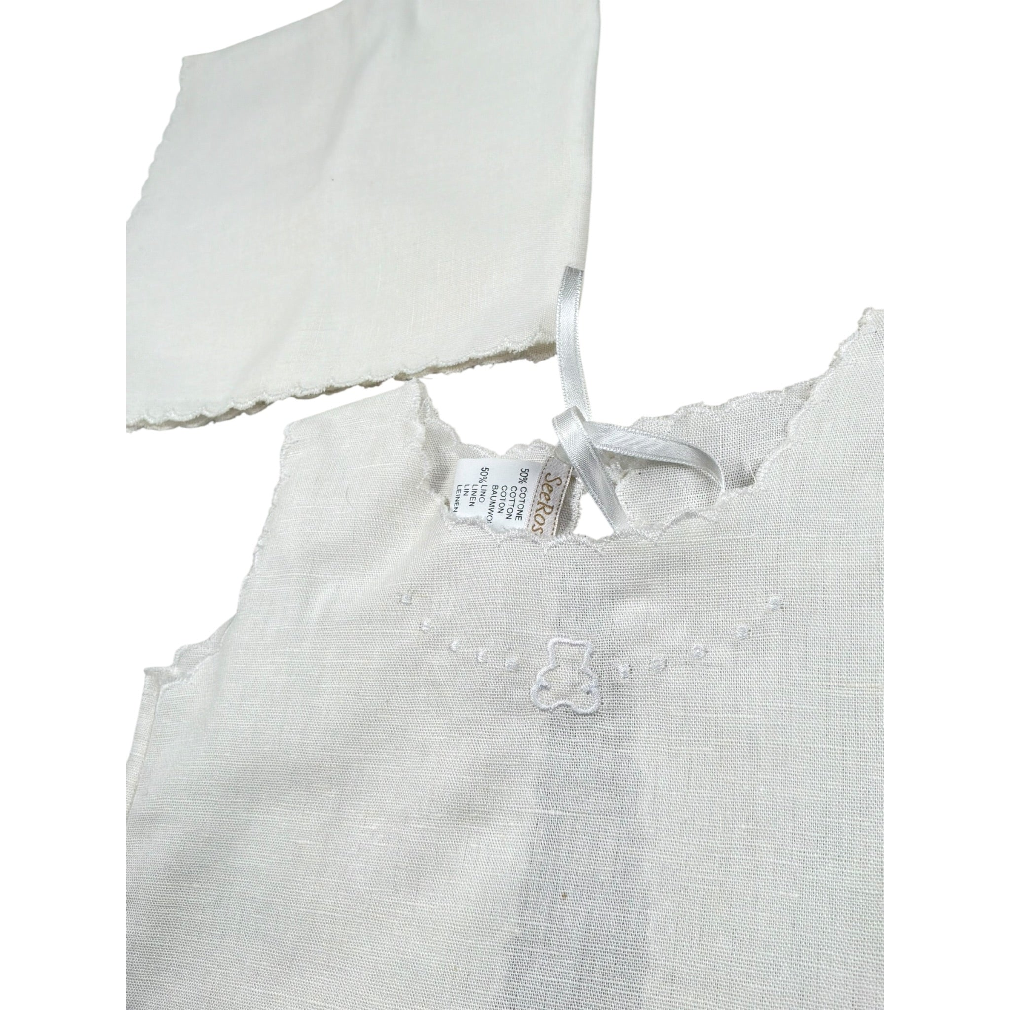 Seerose Set Camicia Della Fortuna-Copertina per Neonata SETNE BIANCO SEEROSE 