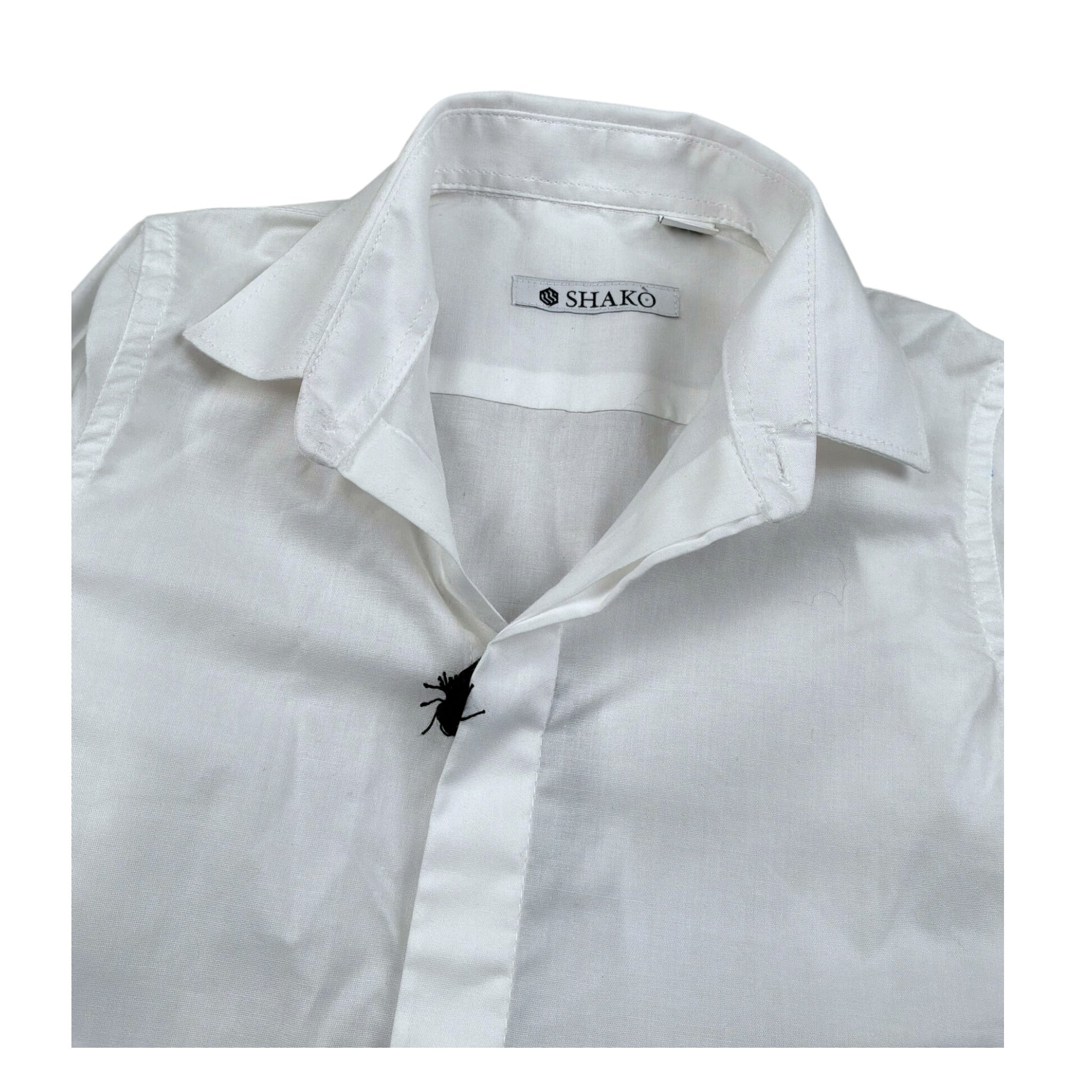 Shako' Camicia Manica Lunga Tinta Unita per Bambino CMSH2J PANNA SHAKO' 
