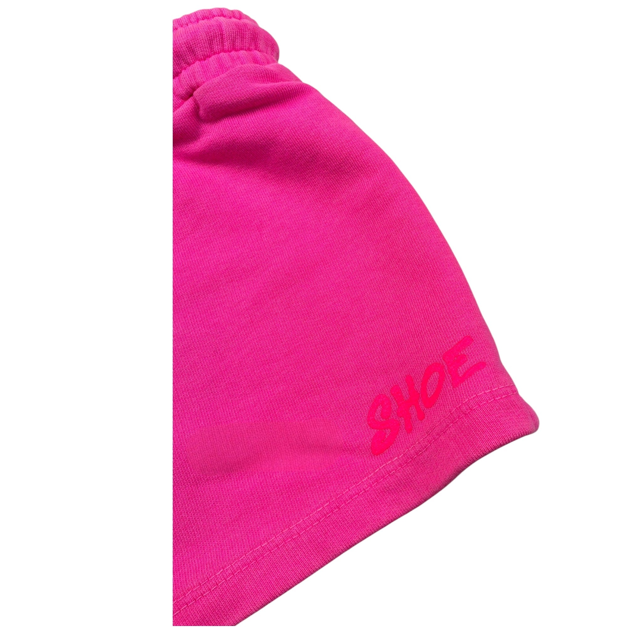 Shoe Short In Felpa tinta unita con Logo Fuxia per Bambina SHSS25G14 FUXIA SHOE 