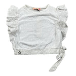 Shopart Top In Pizzo tinta unita Bianco per Bambina 023023 BIANCO SHOPART 