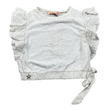 Shopart Top In Pizzo tinta unita Bianco per Bambina 023023 BIANCO SHOPART 