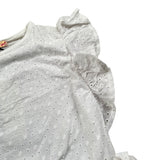 Shopart Top In Pizzo tinta unita Bianco per Bambina 023023 BIANCO SHOPART 