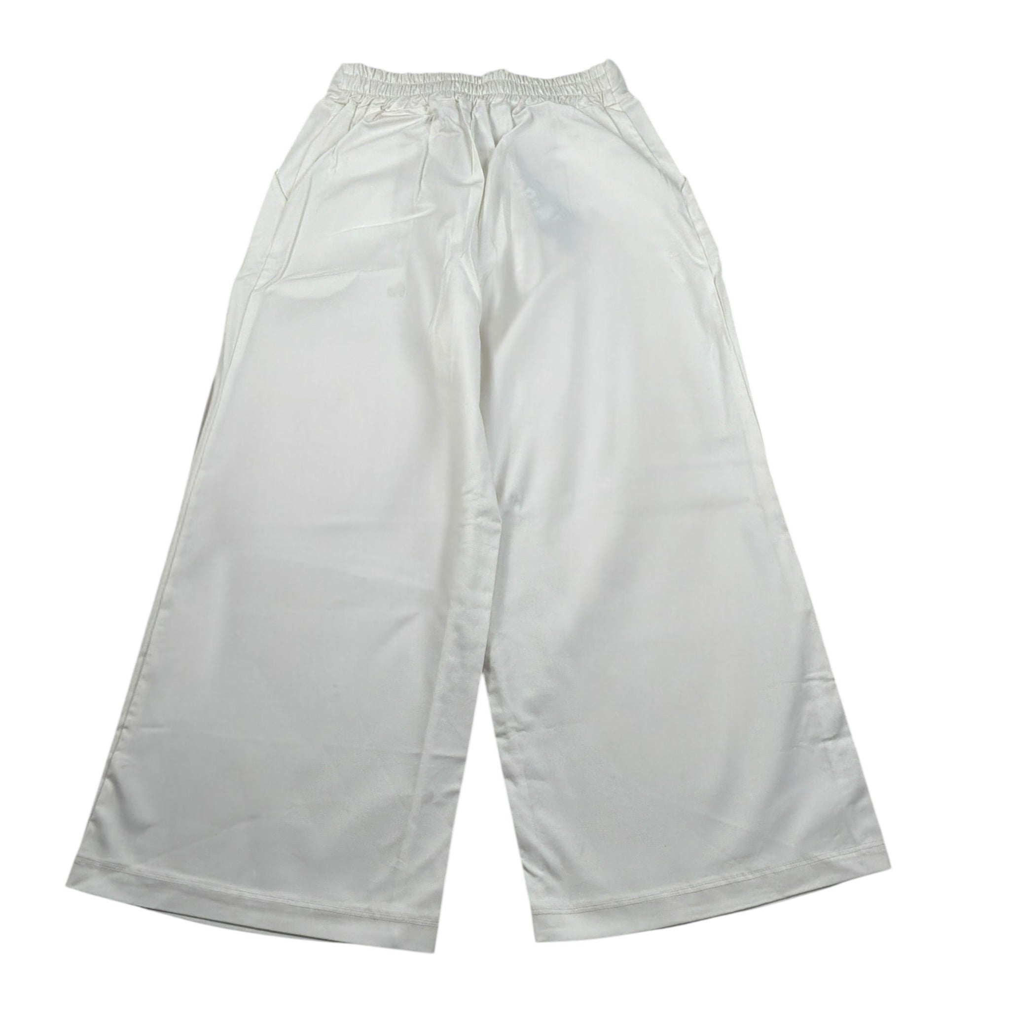 Shopart Pantalone Modello Palazzo tinta unita Bianco per Bambina 023993 BIANCO SHOPART 