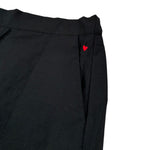 Simonetta Pantalone Tinta Unita Modello Palazzo per Bambina SW6A22 NERO SIMONETTA 