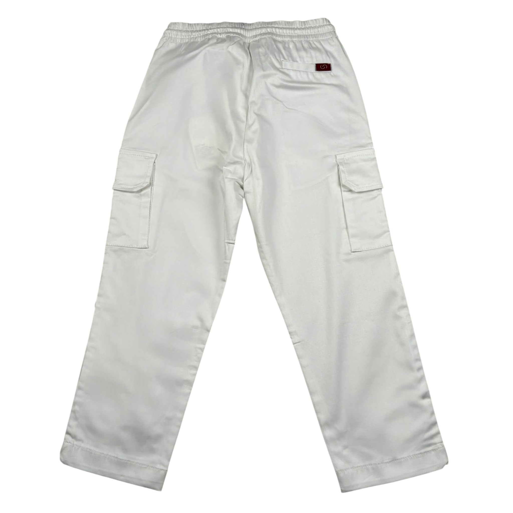 Siviglia Pantalone Tinta Unita con Elastico In Vita per Bambino SVJPT17239 BIANCO SIVIGLIA 
